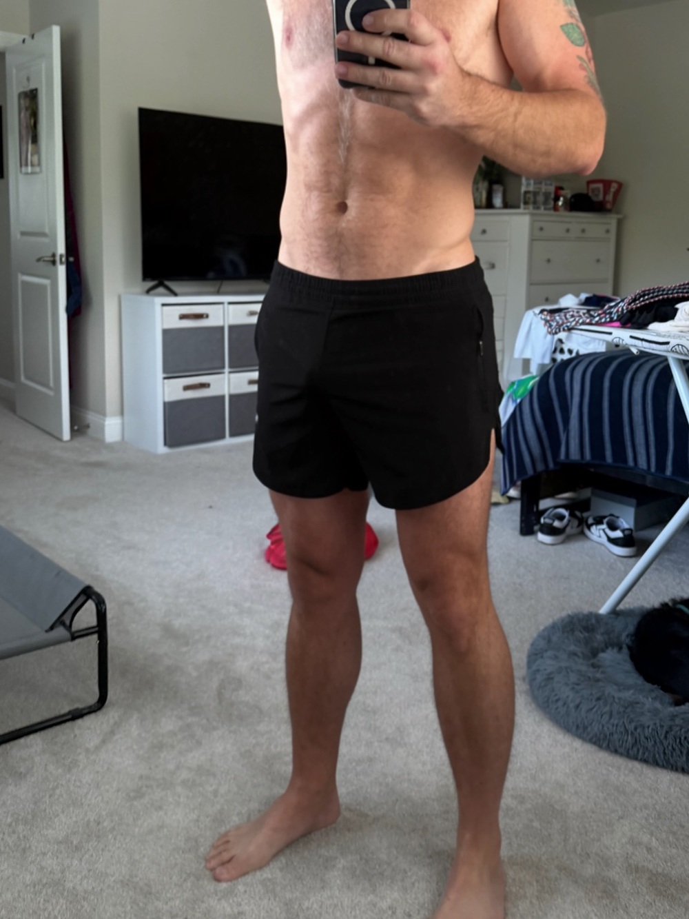 Men's Black Tenjoy Running Shorts XL